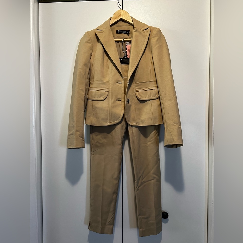 New York & Company Tan Suit